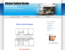 Tablet Screenshot of kitchen-cabinet.96network.com